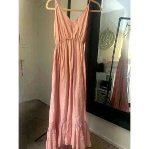 Blue Life Pink Midi/ Maxi Dress  Size Medium
